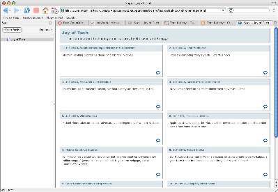 Sage RSS Reader working in Firefox